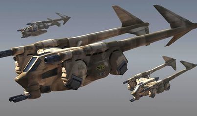 Earthforce GROPOS Gunship