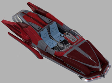 Narglatch AirTech prefabricated kit XJ-2 Airspeeder