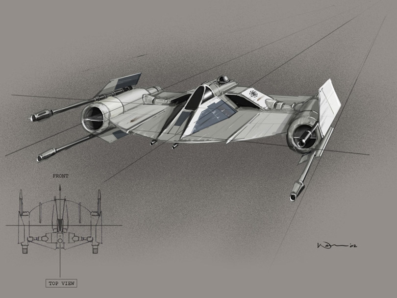 Kuat Systems Engineering Xi-4 Helius Interceptor (CloneFighter)