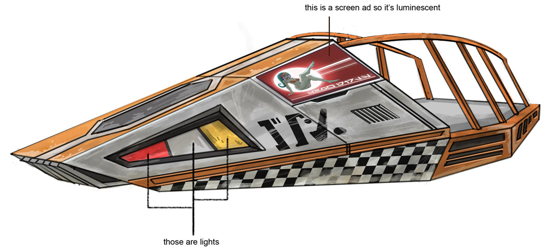 Coruscant Hover Taxi