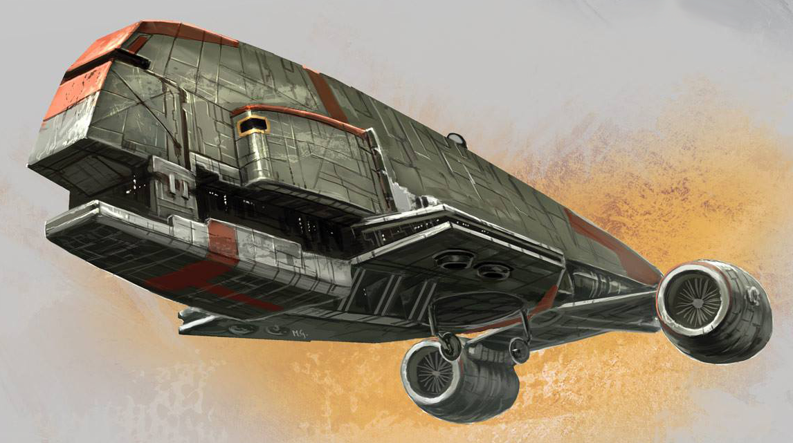 Corellian Engineering Corporation / Gallofree Yards, Inc Gozanti-class armed transport