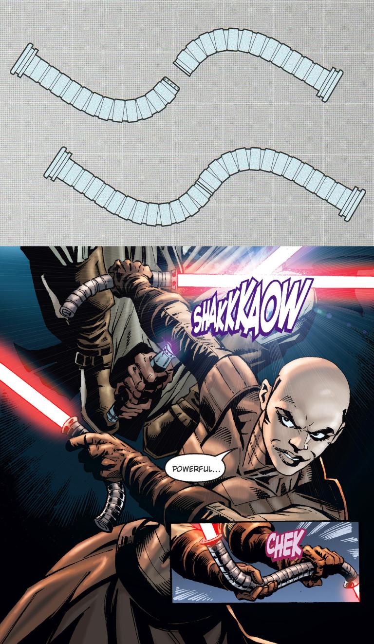 Interlocking Hilt Lightsaber