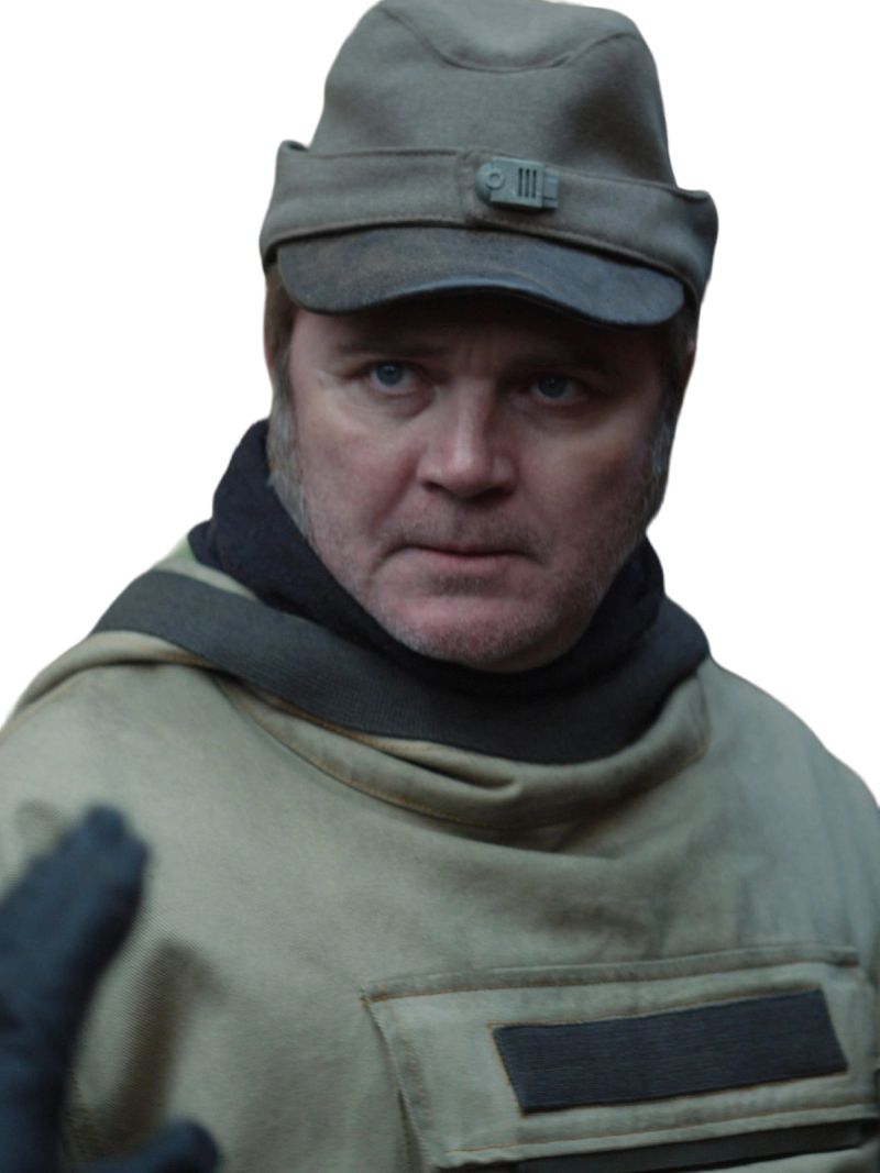 Sergeant Linus Mosk (Human Pre-Mor Security Officer)