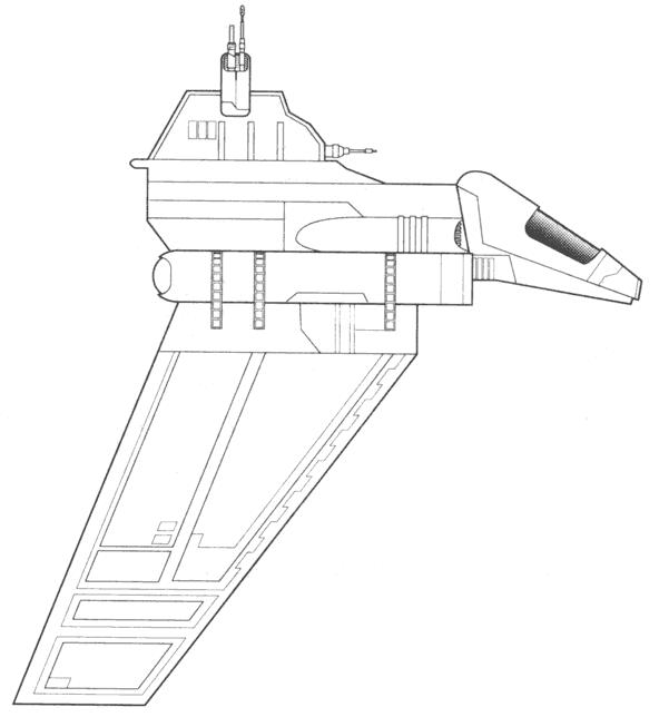 Sienar Fleet Systems Mu-2 Class long range shuttle