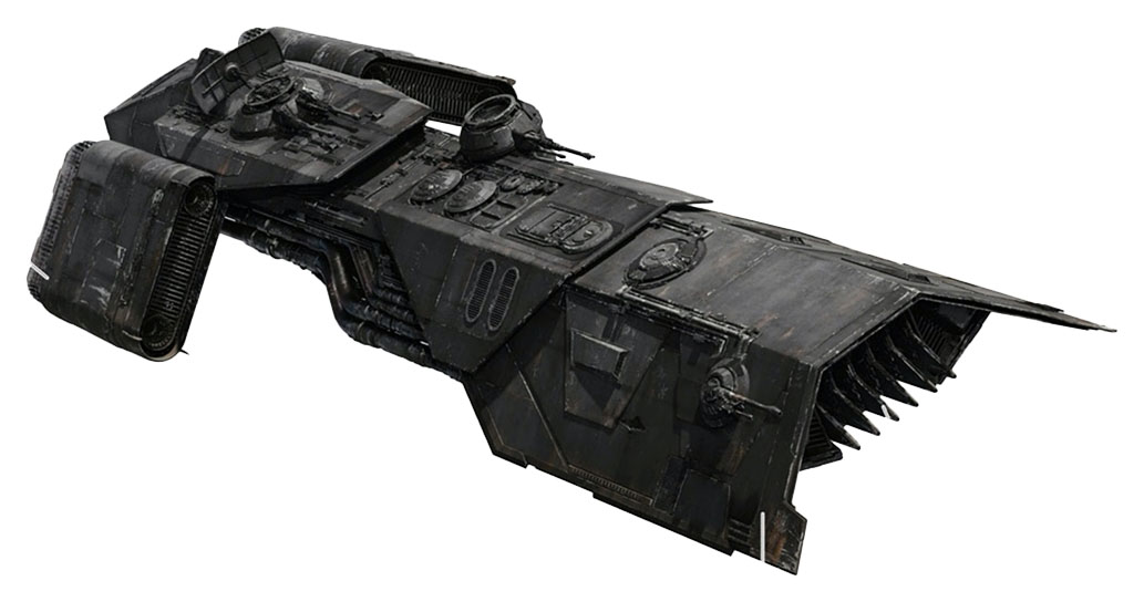 Osseriton Assemblages Oubliette-class transport (Night Buzzard)