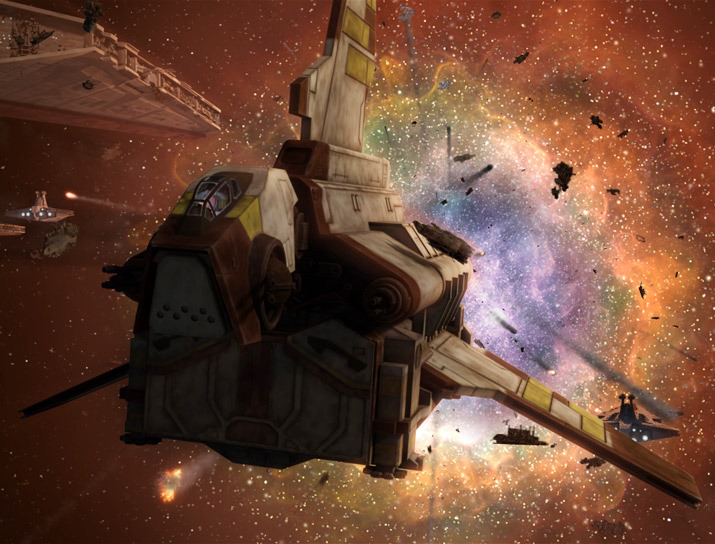 Cygnus Spaceworks Nu-class attack shuttle (Cargo Variant)