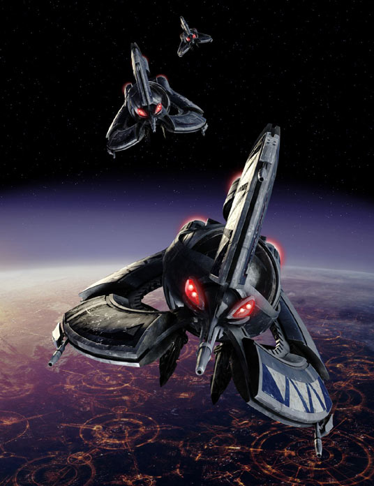 Colla Designs/Phlac-Arphocc Automata Industries Droid tri-fighter