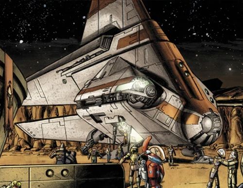 Republic Ventral Sweep Wing Shuttle
