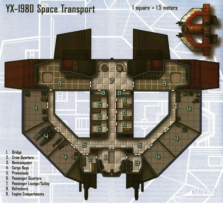 Corellian Engineering Corporation YX-1980 Space Transport