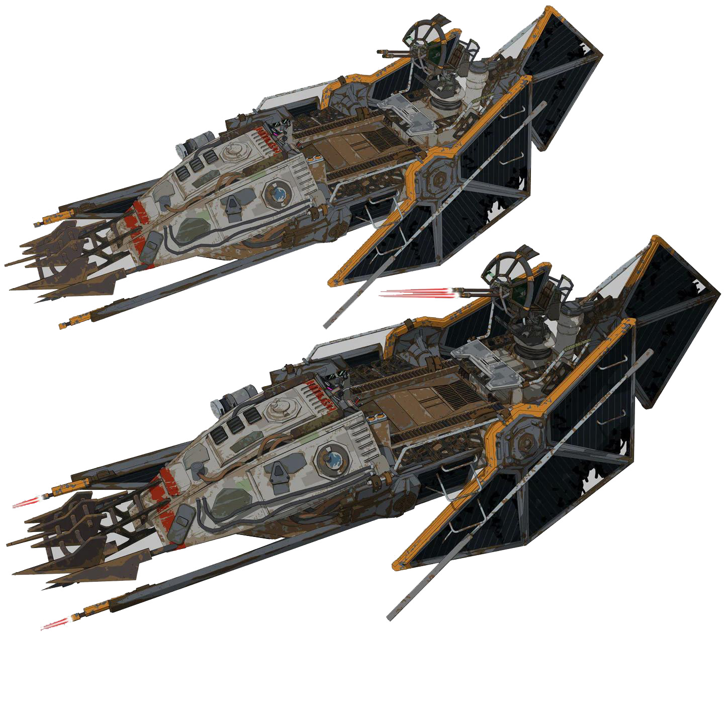 Warbird Gang Armed Cargo Skiff