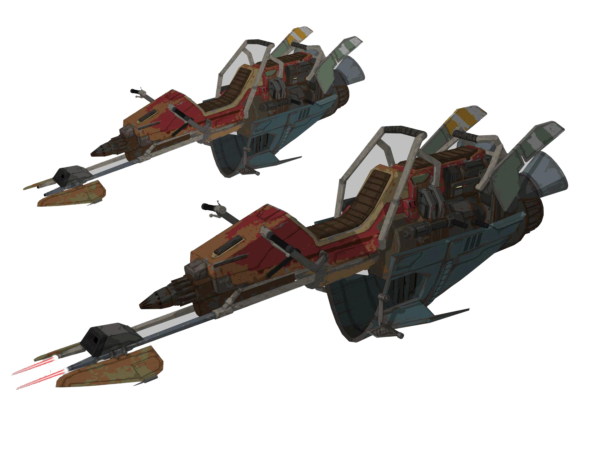 Warbird Gang Speeder Bikes