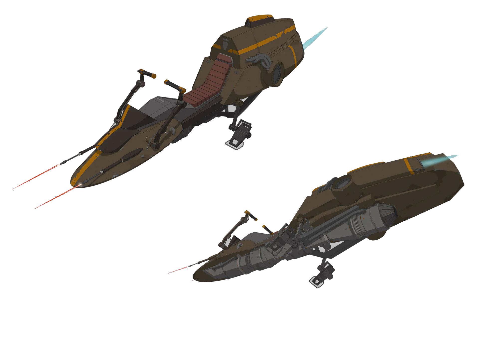 Jace Rucklins Speeder Bikes