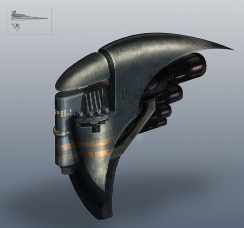 Yag Dhul SpaceWorks Wavecrest-class Frigate